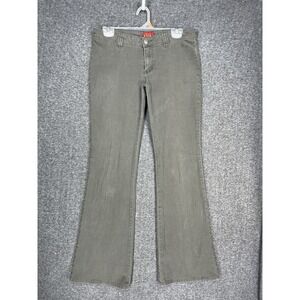 vintage TILT jeans flare boot cut army green jeans Junior's 3 long Low Rise